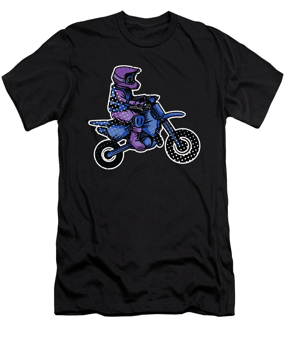 Motocross Child Motorbike Biker Bike Moon T-Shirt