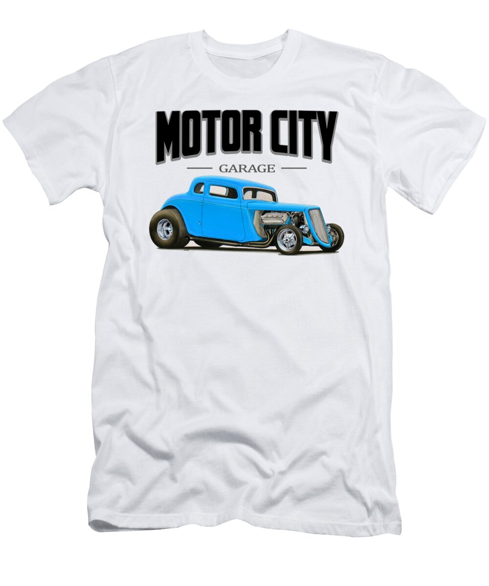 Motor City Hot Rod Paul Kuras T-Shirt