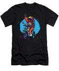 Motor Scooter Astronaut Universe Outer Moon T-Shirt