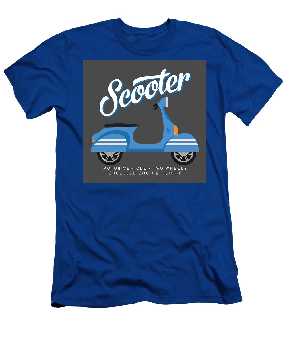 Motor Scooter Defined Flo Karp T-Shirt