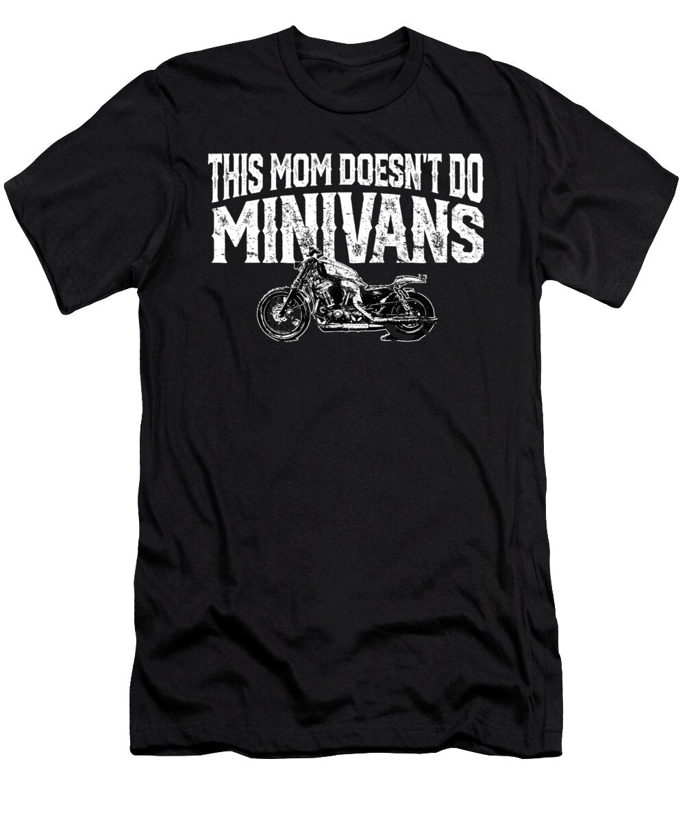 Motorcycle Mom Biker Minivan Motorbike Maximus Designs T-Shirt