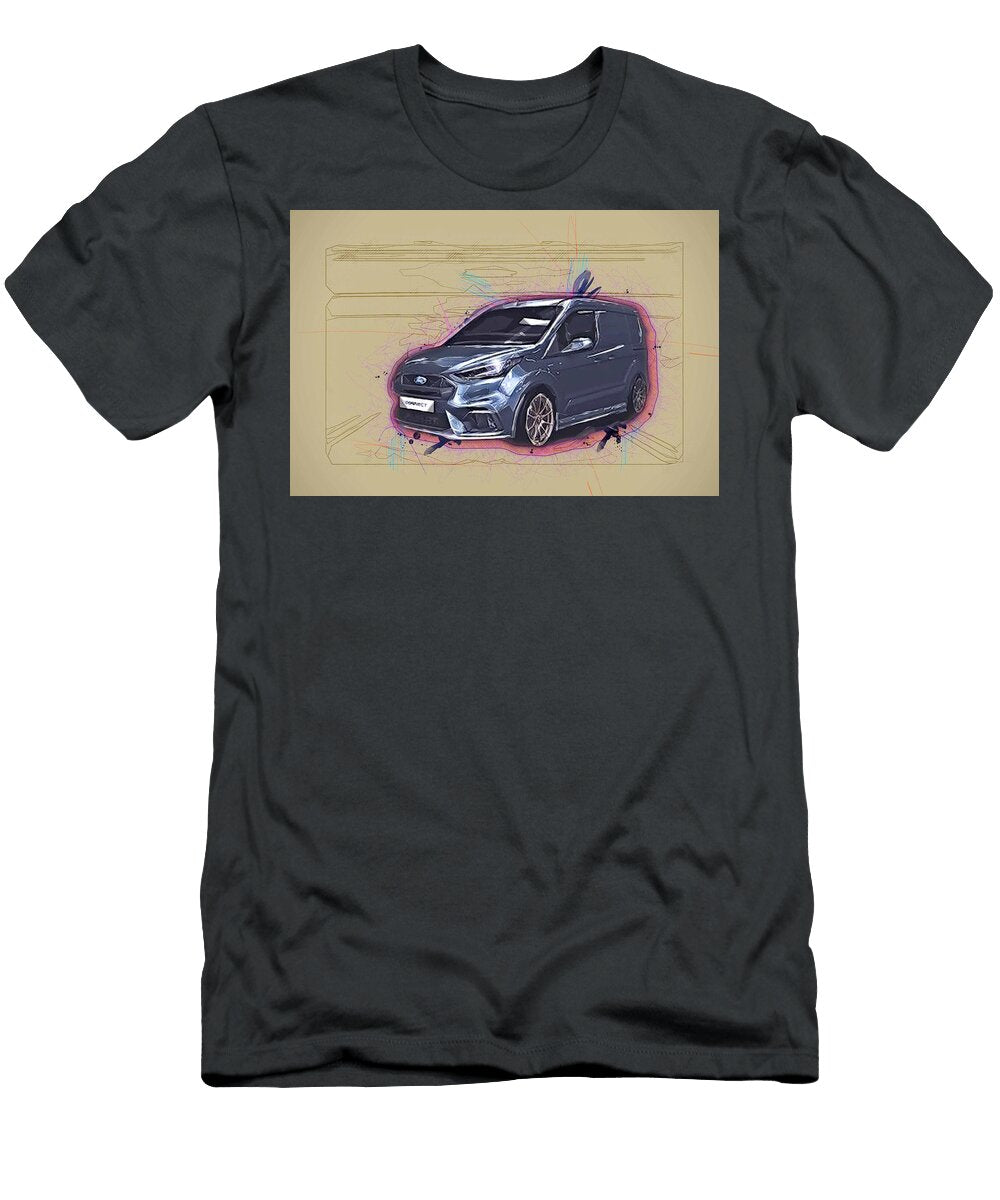Ms Rt Ford Transit Connect 2019 Cars Minivans Cargo Transport Ola Kunde T-Shirt