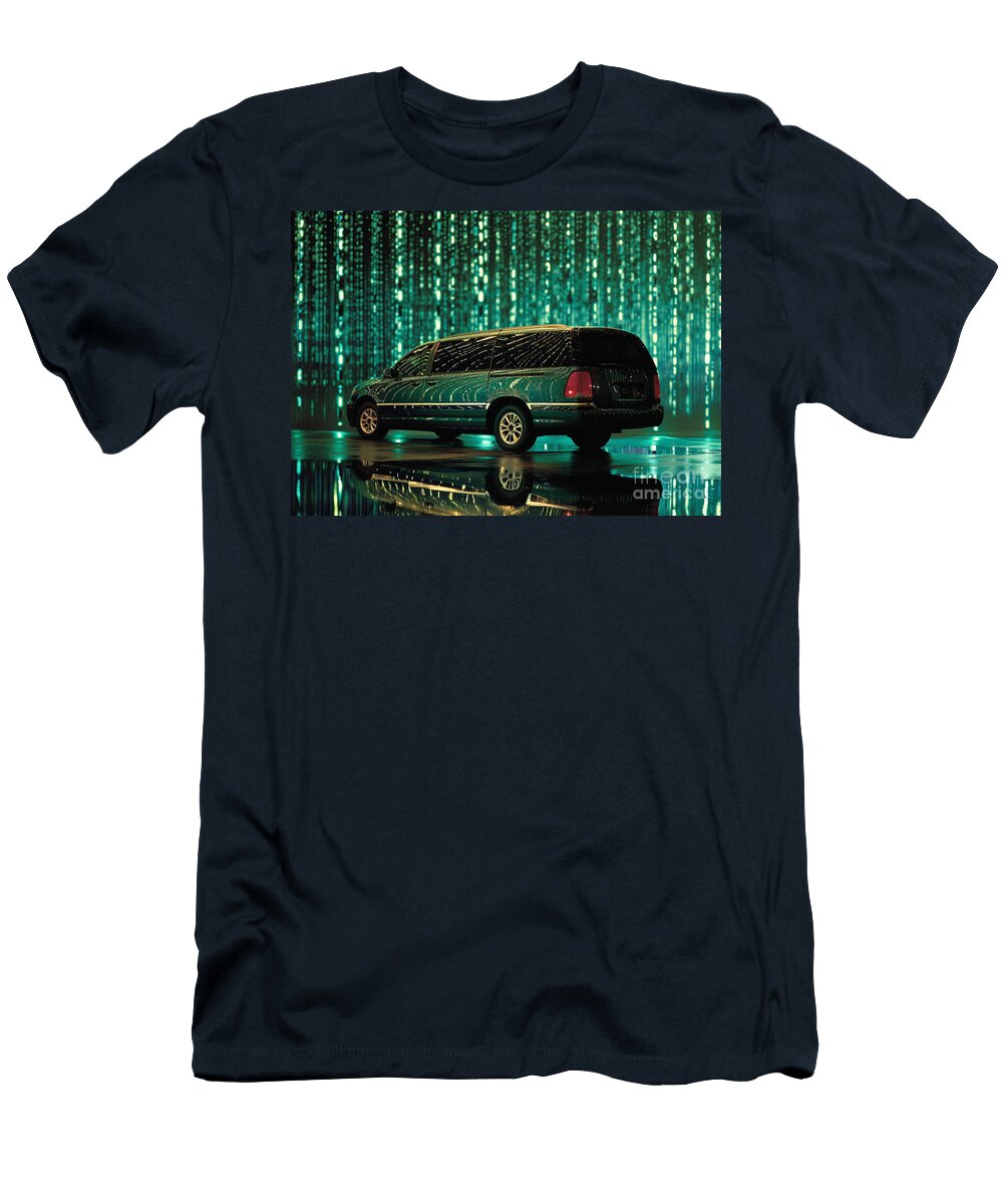 Muscle Car Digital Realm Plymouth Voyager 2000s Lowell Harann T-Shirt