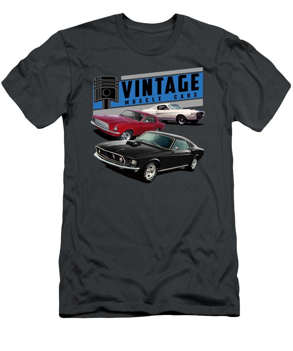 Mustangs Together Paul Kuras T-Shirt