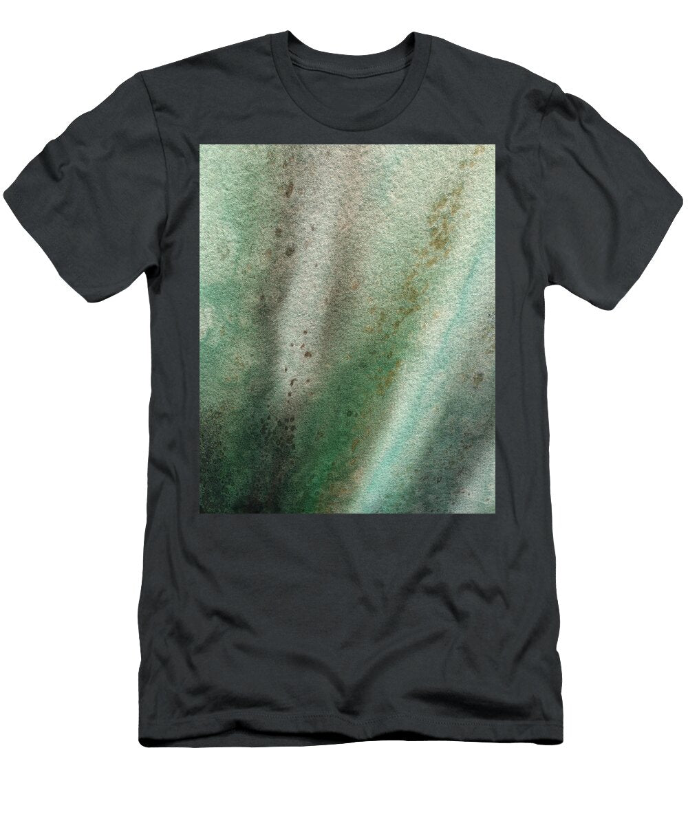 Mystic Foggy Landscape Abstract Watercolor Irina Sztukowski T-Shirt