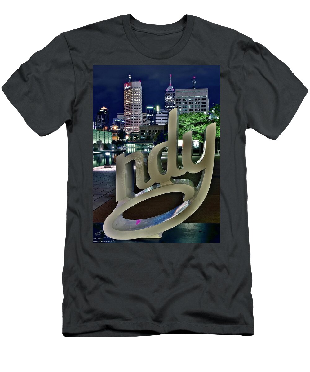 Ndy Sign and Canal Walk Frozen in Time Fine Art Photography T-Shirt