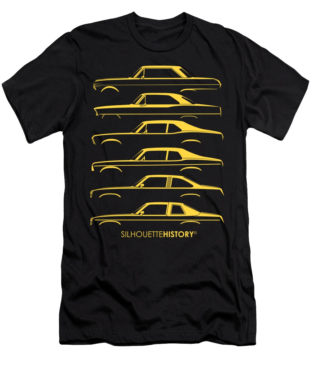 New Two Coupe Silhouettehistory Gabor Vida T-Shirt