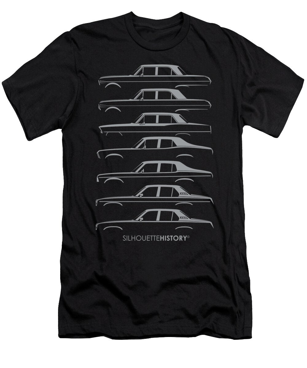 New Two Sedan Silhouettehistory Gabor Vida T-Shirt