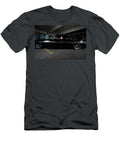 Night Photo Man in a Black Impala Lowrider Stance Felix Mizioznikov T-Shirt
