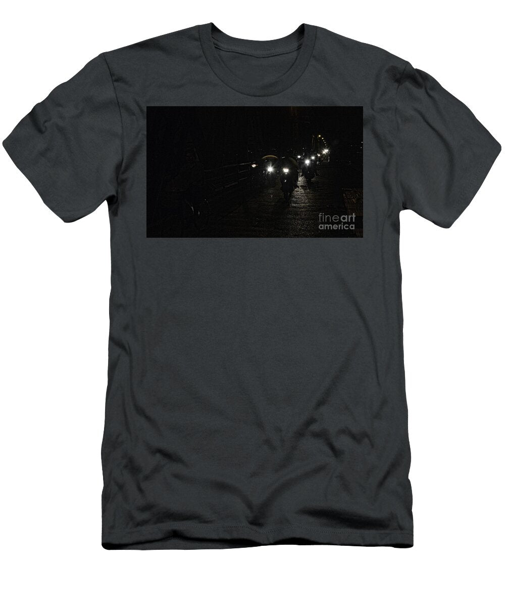 Nights Long Bien Bridge Motorcycles Chuck Kuhn T-Shirt