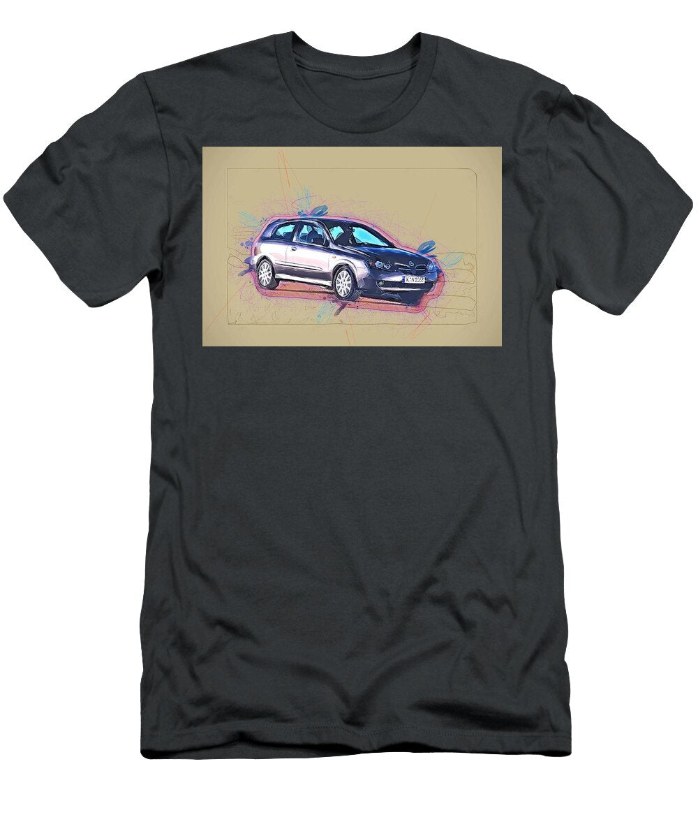 Nissan Almera Hatchback N16 2004 Cars Japanese Ola Kunde T-Shirt