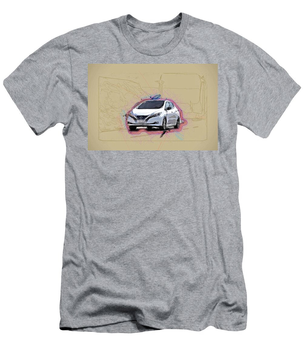 Nissan Leaf 2018 Hatchback Exterior Electric Car Japanese Cars Ola Kunde T-Shirt