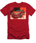 Nissan Sentra 2007 Sedan Detailed Artwork Red Car Drawing Vibrant Red Car Drawing Hollie Love T-Shirt