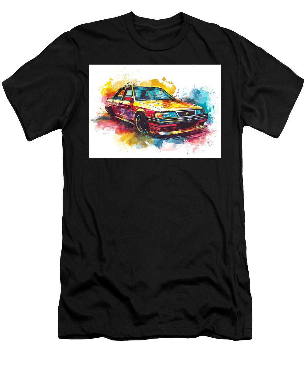 Nissan Sentra Auto Vibrant Colors Clark Leffler T-Shirt