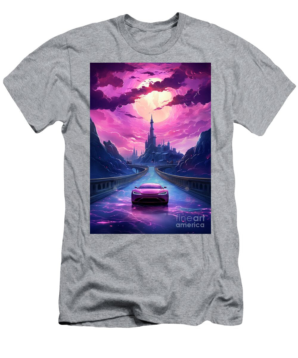 No01891 Tesla Roadster Clark Leffler T-Shirt