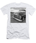 Nostalgia 57 Chevy in Black and White Square Gill Billington T-Shirt