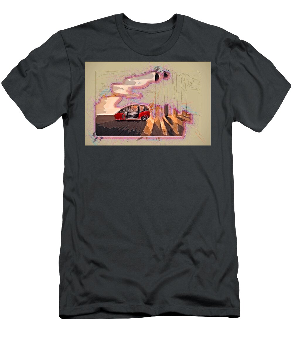 Oasis 2017 Concept Cars of the Future Electric Minivans Self Driving Vehicle Ola Kunde T-Shirt