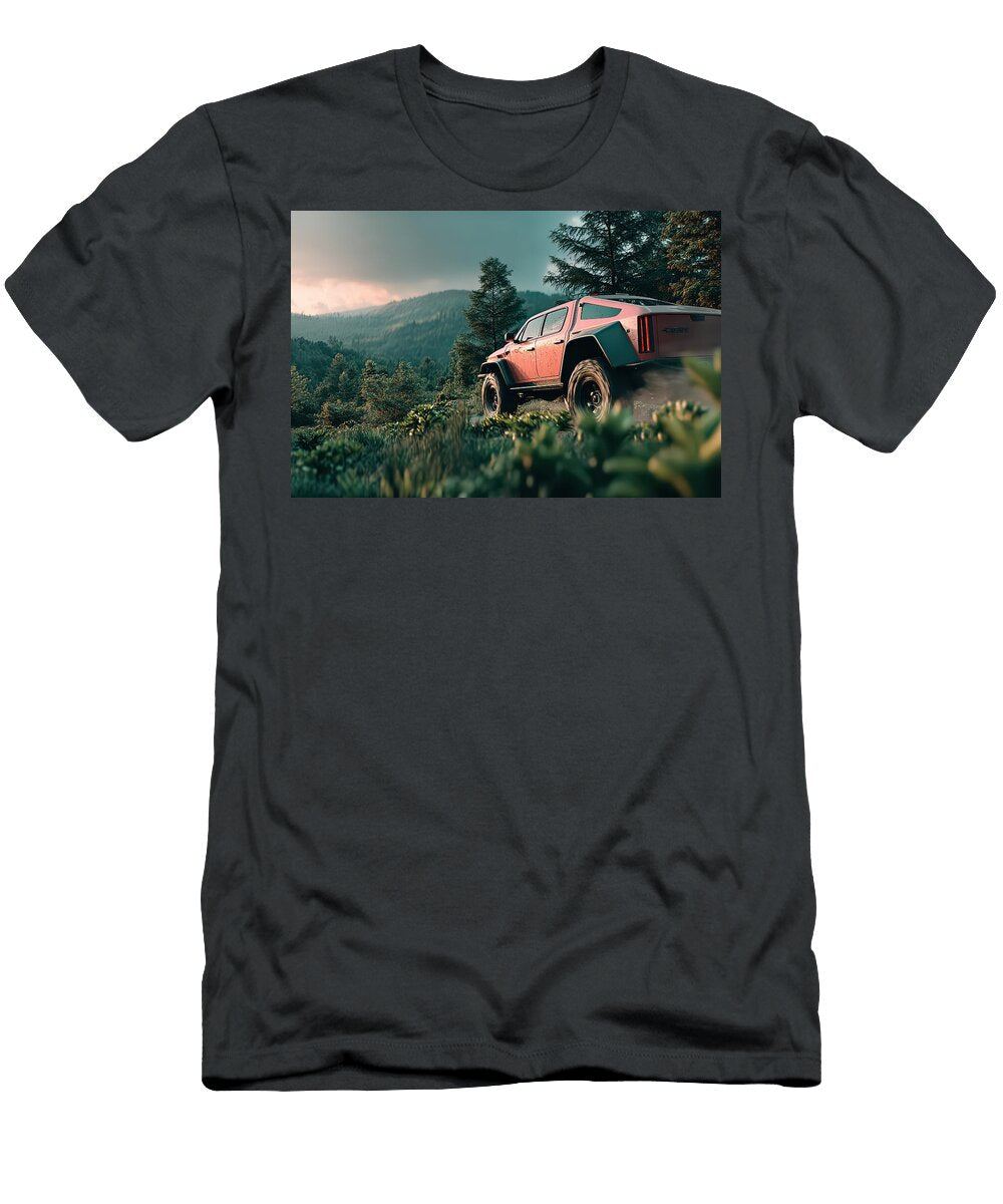 Off Road Adventure in Lush Forest Evie Carrier T-Shirt