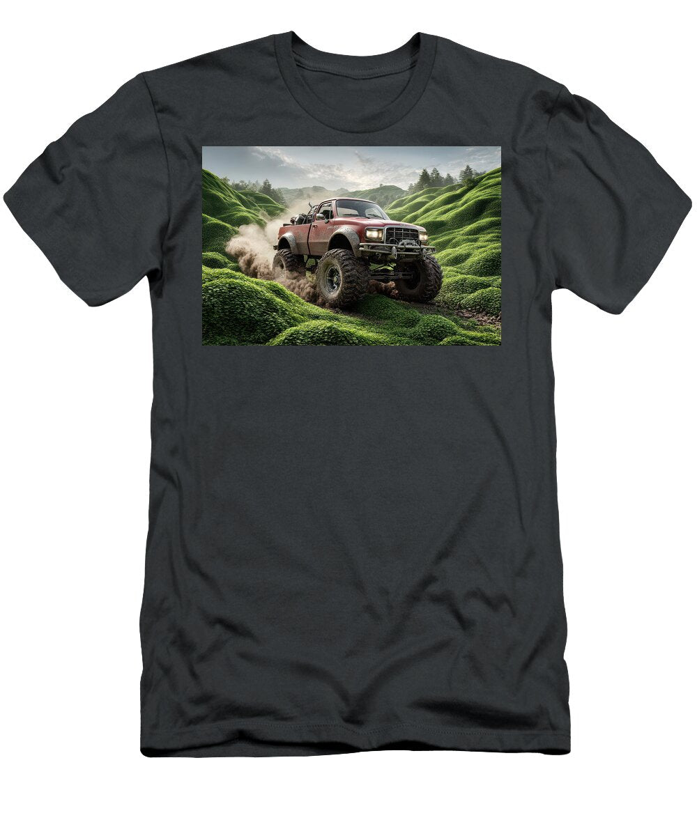 Off Road Adventure in Verdant Hills Evie Carrier T-Shirt