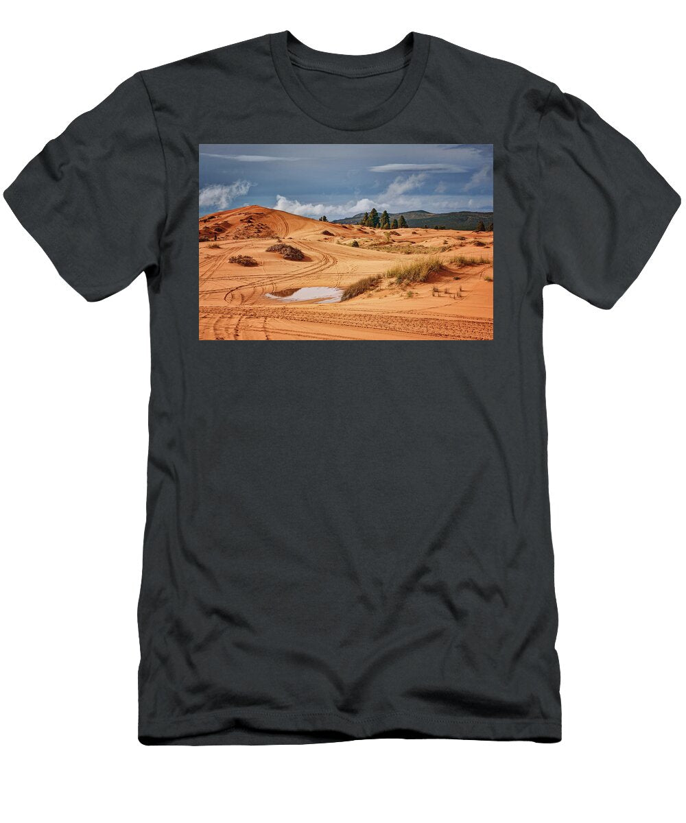 Off Road Recreation Coral Pink Sand Dunes Utah Nikolyn Mcdonald T-Shirt