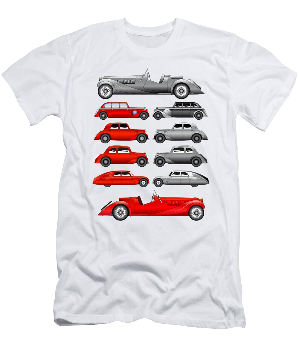 Old Cars Michal Boubin T-Shirt