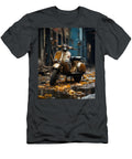 Old Vespa Italian Scooter N022 Edit Voros T-Shirt