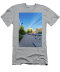 Omaha Douglas Street Sidewalk Contrails Jennifer White T-Shirt