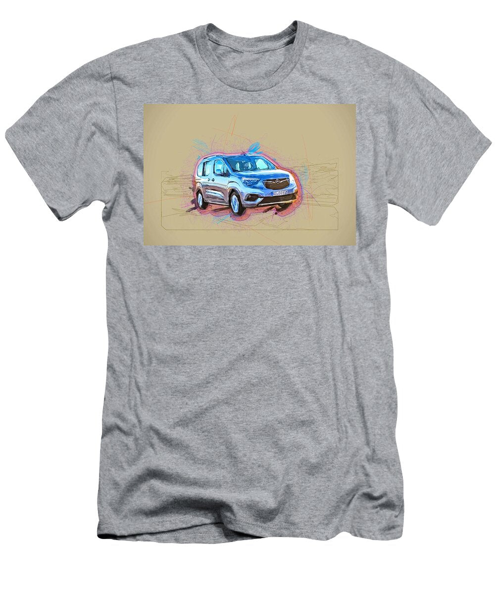Opel Combo Life 2018 Cars Road Minivans New Ola Kunde T-Shirt