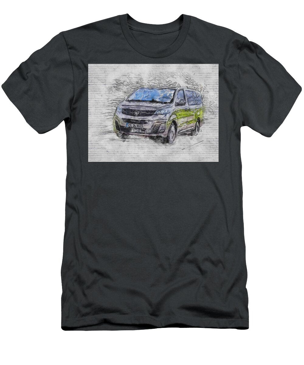 Opel Zafira Life Motion Blur 2019 Cars Minivans Road German New Ashtyn Treutel T-Shirt
