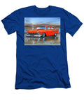 Orange 1957 Ford Custom Sedan Parry Johnson T-Shirt