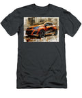 Orange Concept Chevrolet Spark Car Watercolor Illustration Lowell Harann T-Shirt