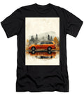 Orange Minivan Parked in Autumn Forest Kari Goldfalse T-Shirt