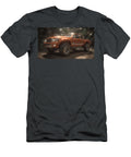 Orange Pickup Truck in Motion Evie Carrier T-Shirt