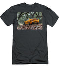 Orange Sports Car in Forest Setting Evie Carrier T-Shirt