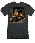 Orange Vespa Italian Scooter N003 Edit Voros T-Shirt