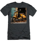 Orange Vespa Italian Scooter N006 Edit Voros T-Shirt