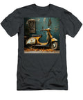 Orange Vespa Italian Scooter N008 Edit Voros T-Shirt
