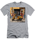 Orange Vespa Italian Scooter N017 Edit Voros T-Shirt