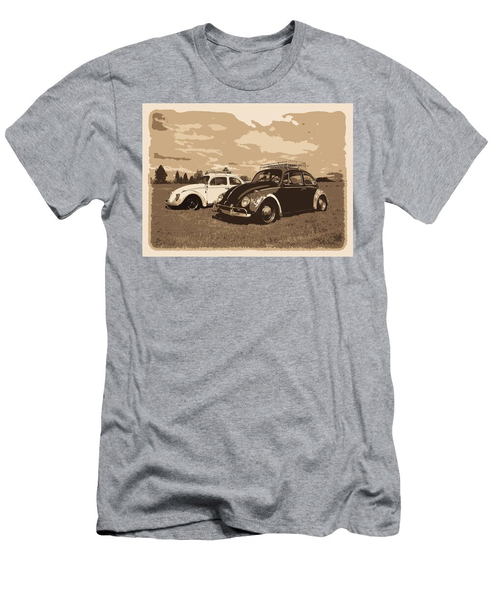 Pair of VW Beetles Steve Mckinzie T-Shirt