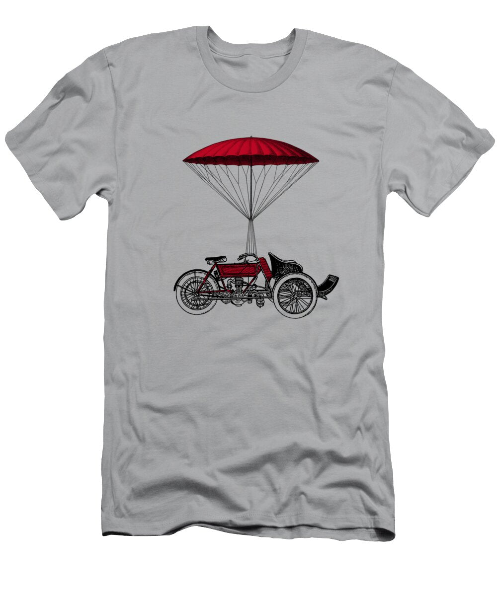 Parachute Motorcycle Decor Madame Memento T-Shirt