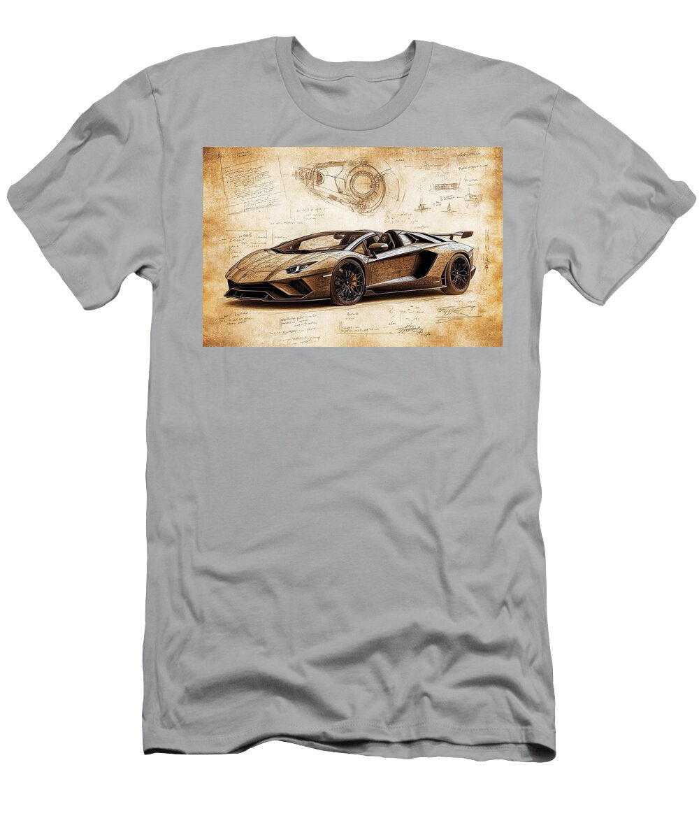Parchment Sketch of Revuelto Frederick Vellani T-Shirt