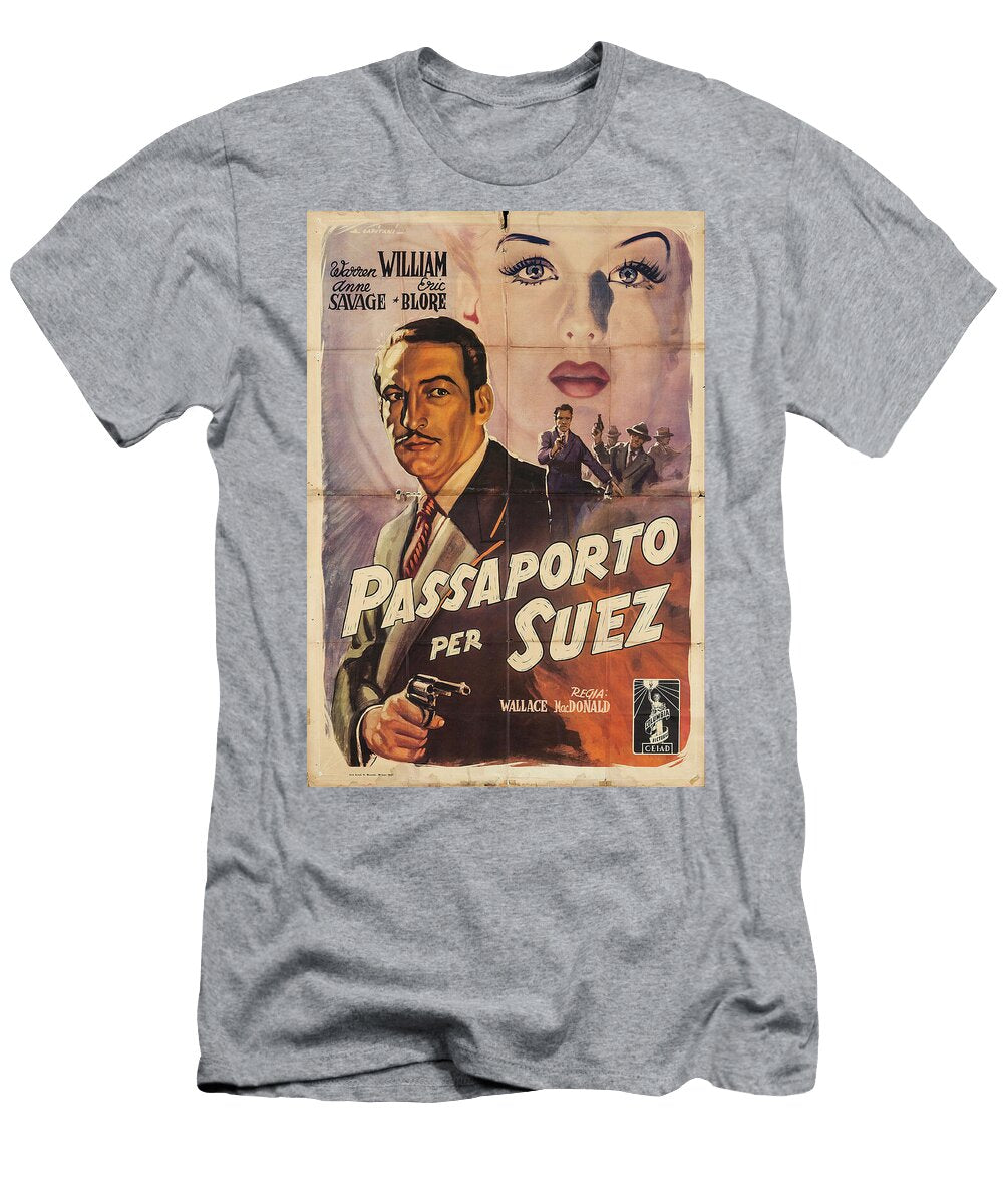 Passport to Suez 1943 Stars on Art T-Shirt