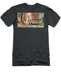 Pastel Pink Cityscape with Car Evie Carrier T-Shirt