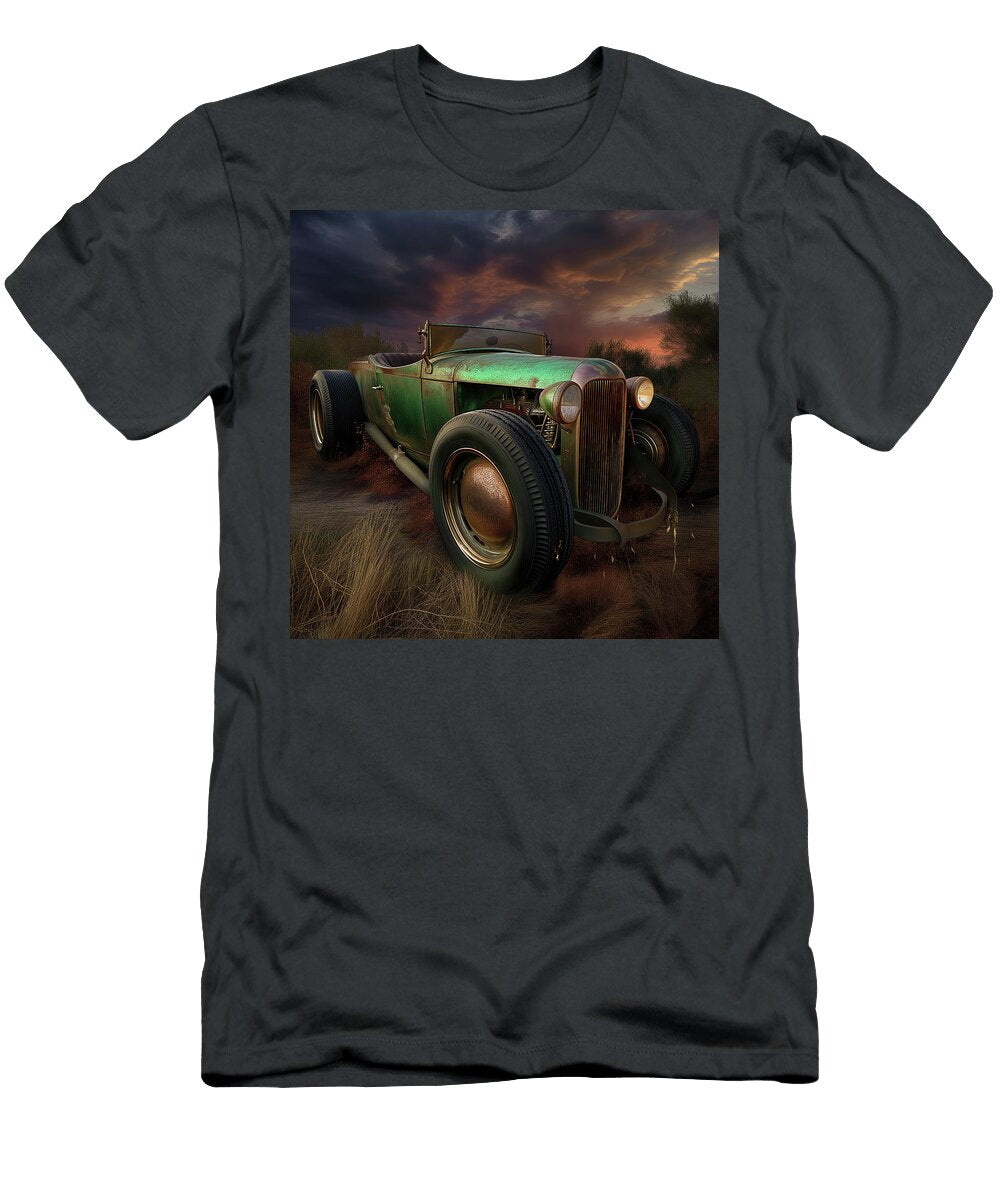 Patina Green Roadster Wilderness Hotrod 138 Yo Pedro T-Shirt