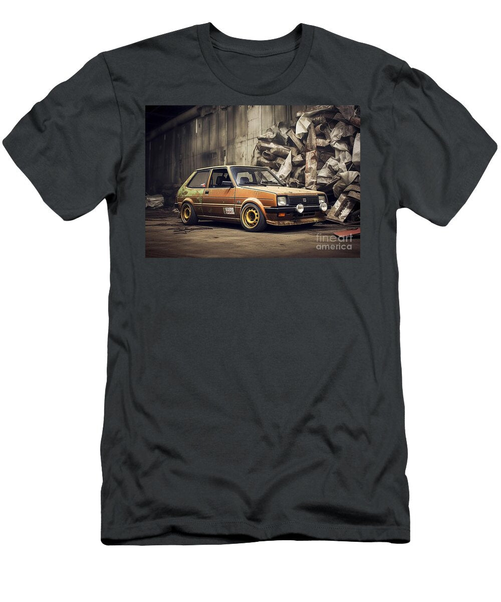 Patina Power Toyota Starlet Turbo S Jdm Car Cortez Schinner T-Shirt