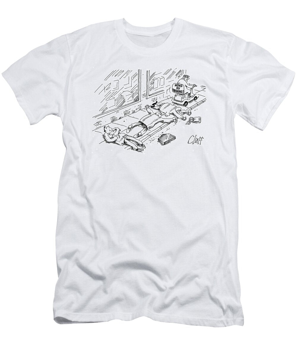 Pensioner on a Mobility Scooter Who Leaves Run Cluff No Index T-Shirt