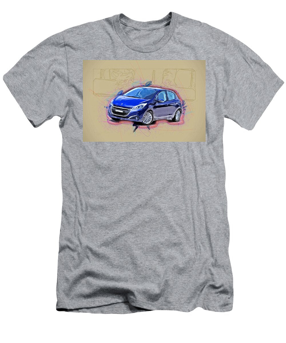 Peugeot 208 2017 Cars Hatchback French Ola Kunde T-Shirt