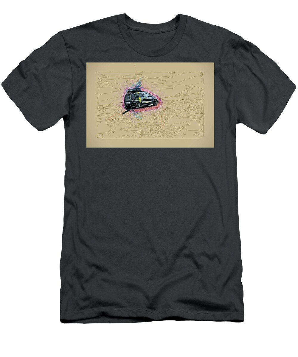 Peugeot Rifter 2018 All Wheel Drive Van Minivan Car Travel Concepts Ola Kunde T-Shirt