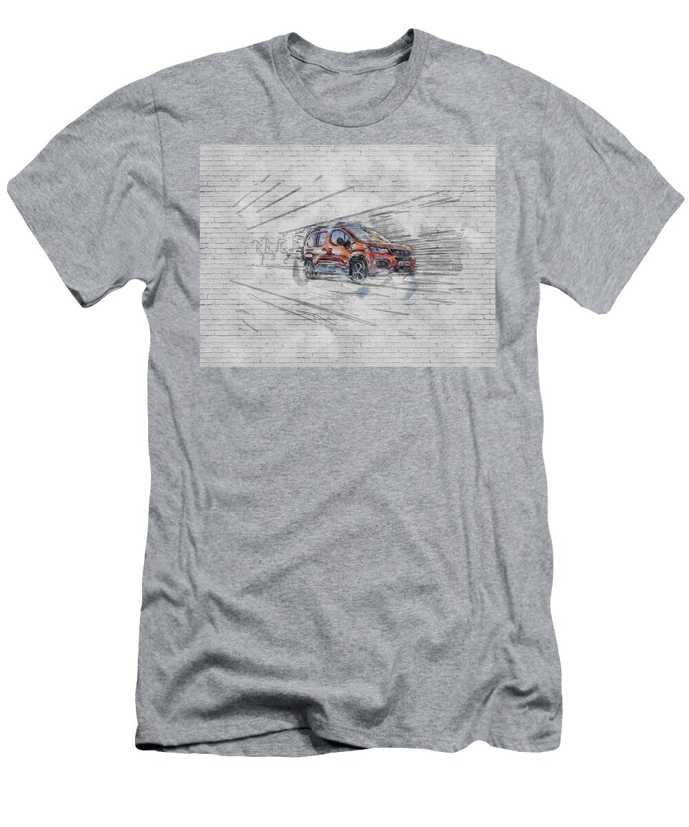 Peugeot Rifter Gt Line Street 2018 Cars Road Minivans Ashtyn Treutel T-Shirt