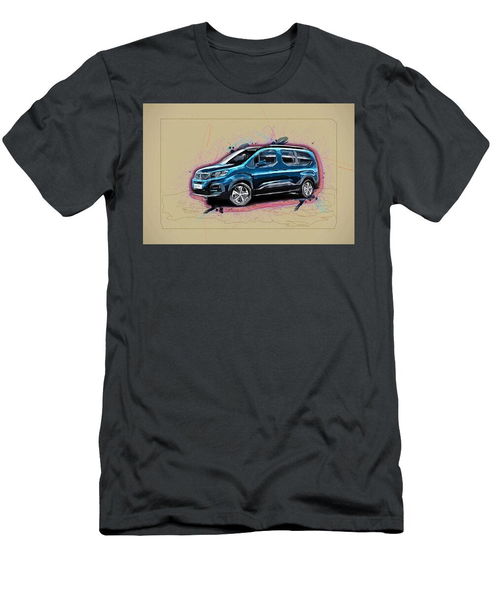 Peugeot Rifter Long 2018 Cars Minivans New Ola Kunde T-Shirt